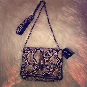 HOSTPICK!Beautiful multi tone snakeskin bag